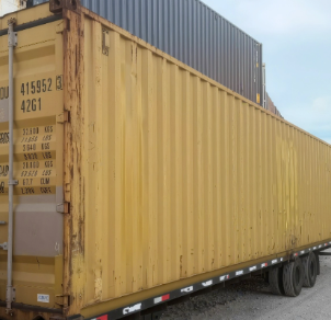 yellow storage container