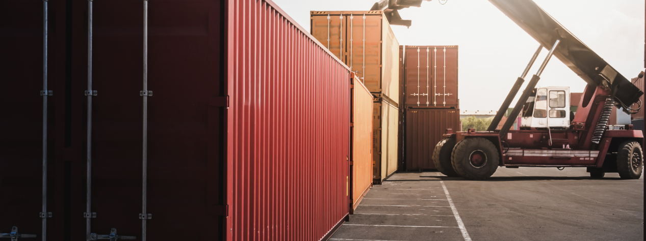 shipping containers at 4J Services