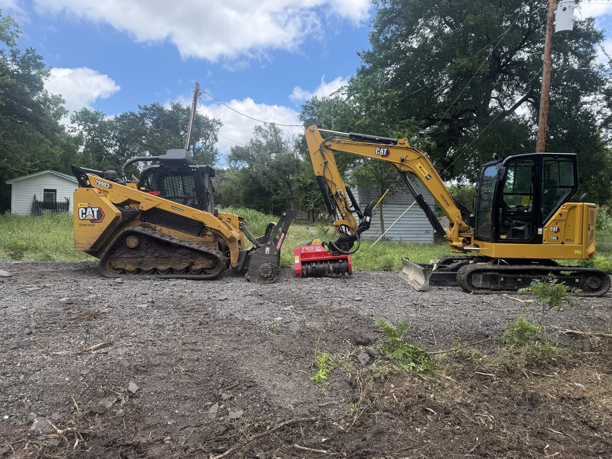 Equipment hauling by 4J Services