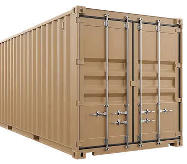 tan storage container